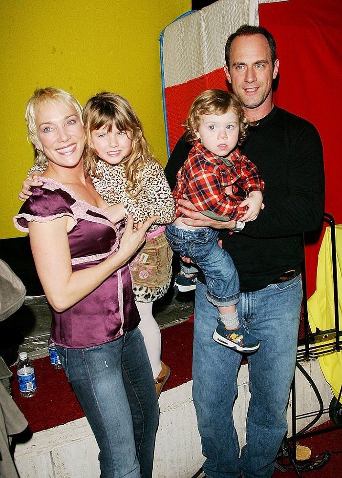 Christopher Meloni and his family, wife Sherman Williams, children Sophia and Dante I Image: Getty Images