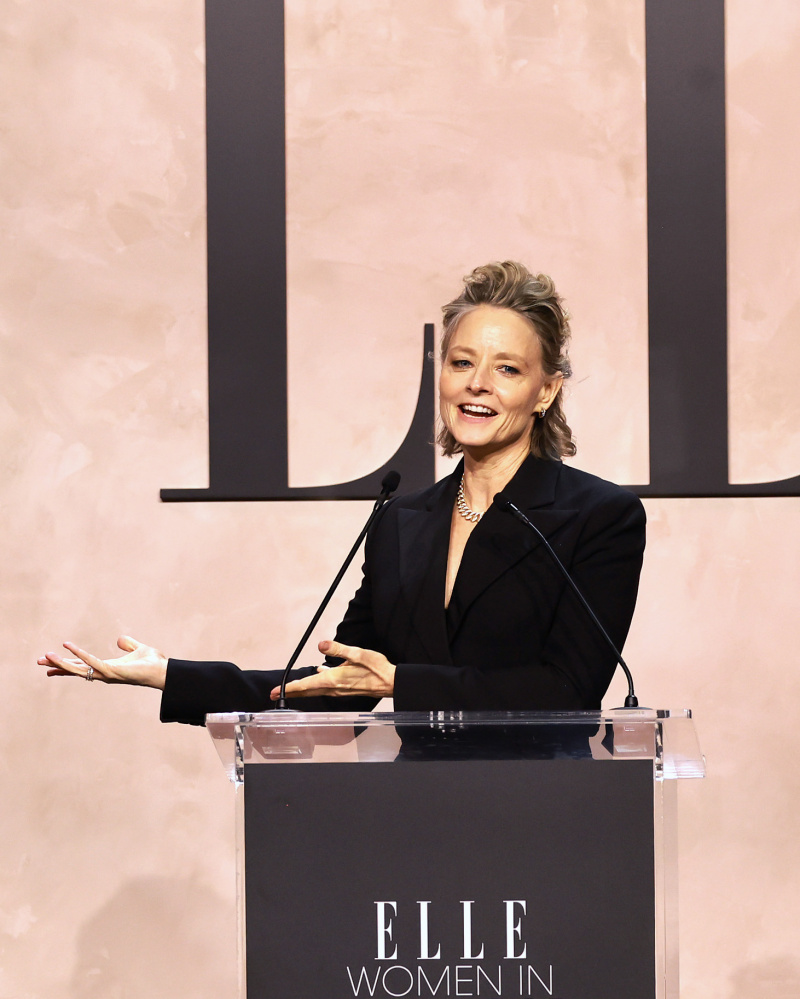 Jodie Foster all'ELLE's 2023 Women In Hollywood Celebration Presented By Ralph Lauren, Harry Winston And Viarae | Source: Getty Images