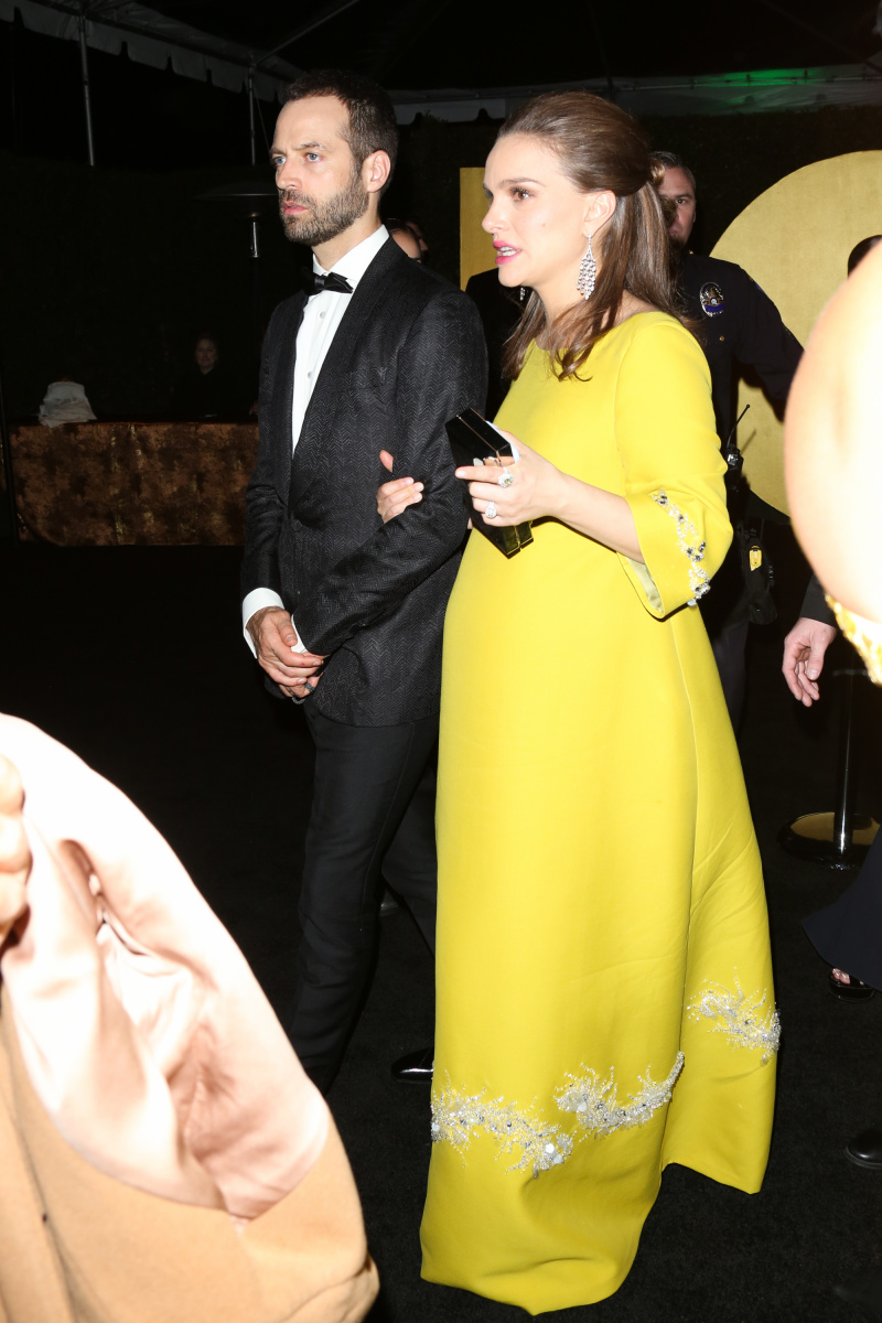 Benjamin Millepied und Natalie Portman in Beverly Hills, Kalifornien, am 8. Januar 2017 | Quelle: Getty Images