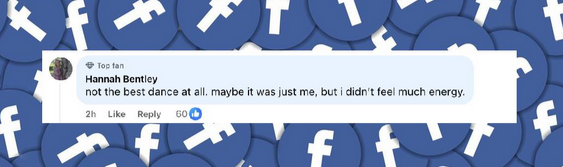   Katsoja kommentoi Phaedra Parksia ja Val Chmerkovskiyä's performance on "Dancing With the Stars" the "Disney Night" episode, from a post dated October 22, 2024 | Source: Facebook/dancingwiththestars