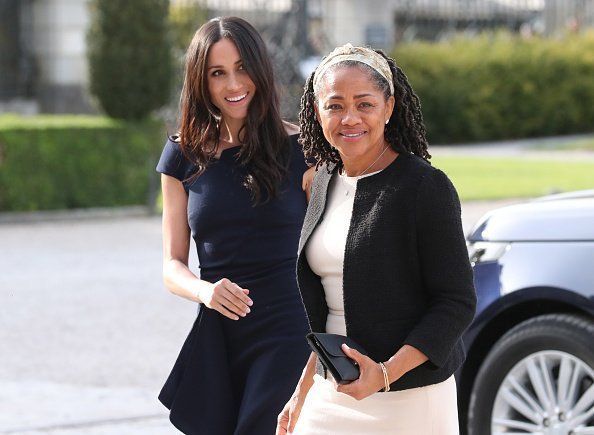 Meghan Markle and Doria Ragland at Cliveden House Hotel on the National Trust