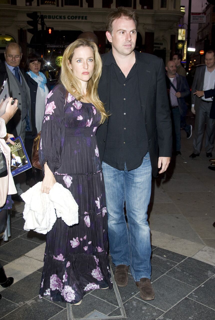 Gillian Anderson And Husband Clyde Klotz Arrives At The Gala Night Of The Stage Version Of 