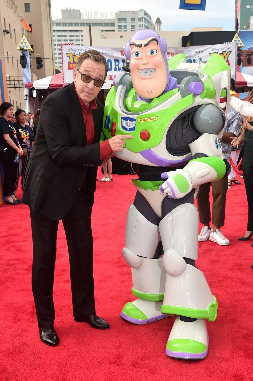 Tim Allen attends the world premiere of Disney and Pixar